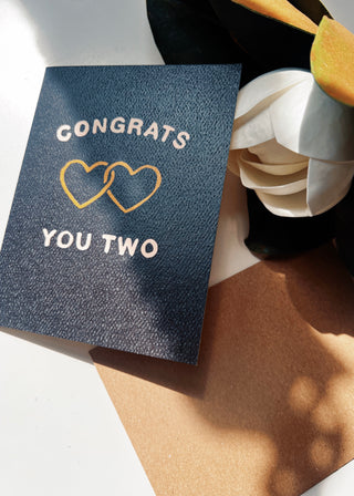 Congrats You Two | Note Card
