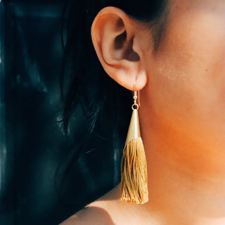 Olive  Fringe | Earrings