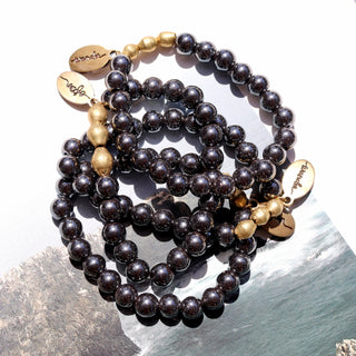 Hematite | Beaded Bracelet