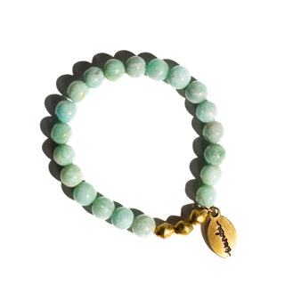 Brazilian Amazonite | Beaded Bracelet