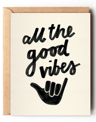 All the Good Vibes | Note Card