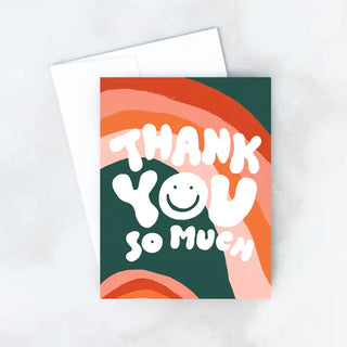 Wavy Thank you | Note Card