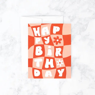Checky Birthday | Note Card