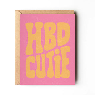 Hbd Cutie | Note Card