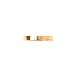 Thick Hammered Gold Filled | Ring