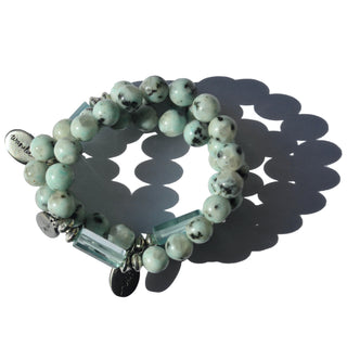Kiwi Jasper | Beaded Bracelet