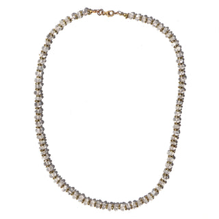 Clear Quartz Heart Line | Necklace