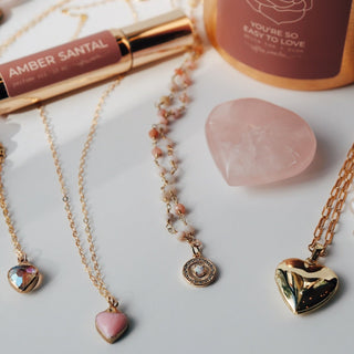 Pink Opal Mandala | Necklace