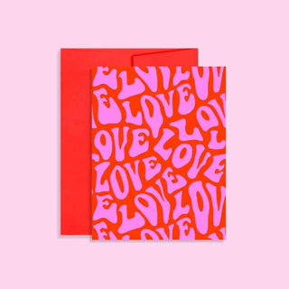 Vibey Love Valentine's Day | Note Card