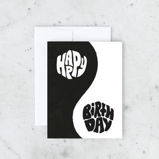 Yin Yang Birthday | Note Card