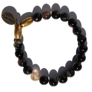 Black Tourmaline | Beaded Bracelet