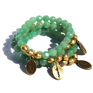Green Aventurine | Beaded Bracelet