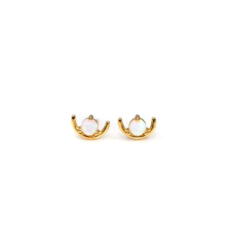 Opal Scoop | Stud Earrings