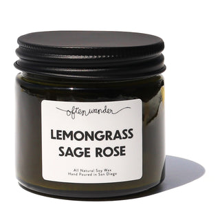 Lemongrass Sage Rose | Signature Candle