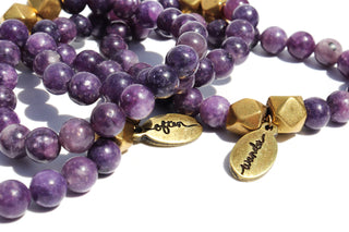 Lepidolite | Beaded Bracelet