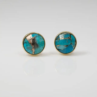 Mojave Turquoise Shell | Stud Earrings
