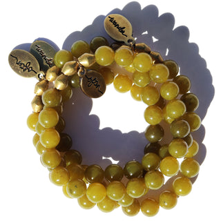 Olive Jade | Beaded Bracelet