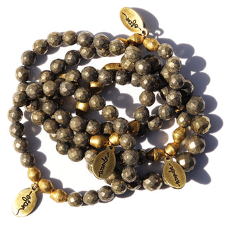 Pyrite | Beaded Bracelet