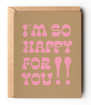 Happy For You | Note Card