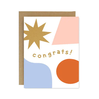 Congrats Shapes & Colors | Note Card