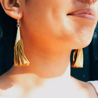 Olive  Fringe | Earrings