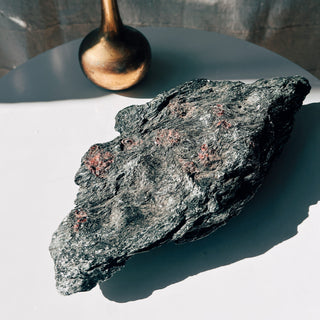 Black Kyanite + Ruby | Crystal
