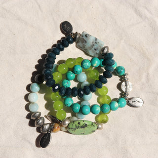 Peridot Jade | Beaded Bracelet