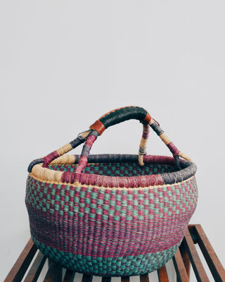 African Basket | Non-Moveable Handle