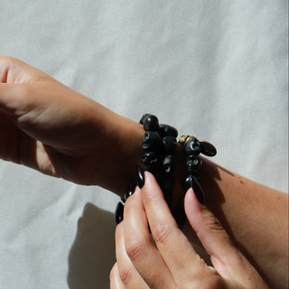 Black Skull | Beaded Bracelet
