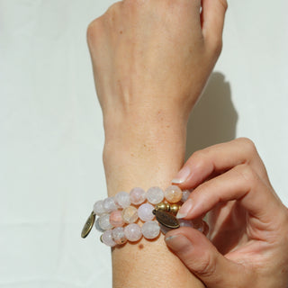 Cherry Blossom Agate | Beaded Bracelets