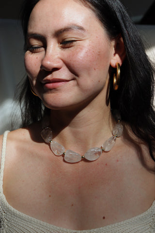 Chunky Clear Quartz | Necklace