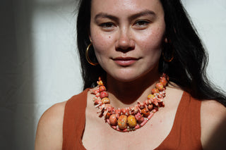 Coral Fringe | Necklace