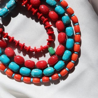 Chunky Coral Jade | Choker Necklace