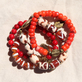 Dzi Agate | Beaded Bracelet