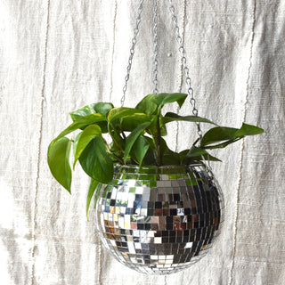 Disco Ball 8" | Hanging Planter