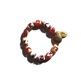 Dzi Agate | Beaded Bracelet