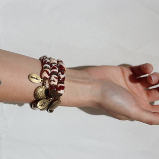Dzi Agate | Beaded Bracelet
