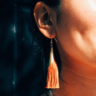 Rust Fringe | Earrings