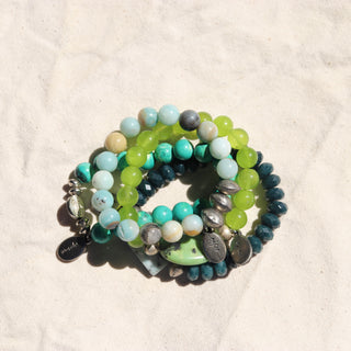 Peridot Jade | Beaded Bracelet