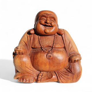 Sitting and smiling happy buddah.