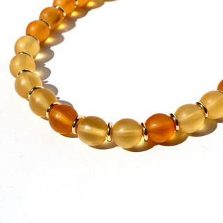 Honey Glass Bauble |Necklace