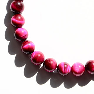 Hot Pink Cat Eye | Bauble Choker Necklace