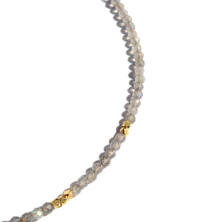 Labradorite | Petite Gemstone Choker Necklace