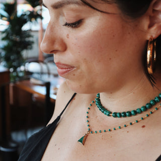 Malachite Choker | Necklace