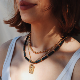 Moss Agate Rebel | Necklace