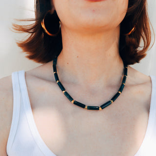 Moss Agate Rebel | Necklace