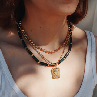 Moss Agate Rebel | Necklace