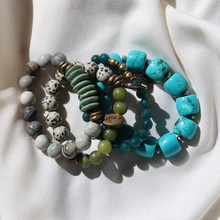 Big Sky Turquoise | Beaded Bracelet
