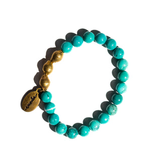 Turquoise Howlite | Beaded Bracelet