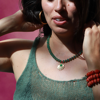 Oleander Sun Pendant | Necklace